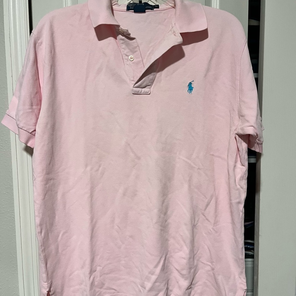 Ralph Lauren Pink Polo Shirt for Men
